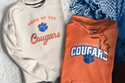 CAMPBELL COUNTY HIGH SCHOOL COUGARS Sweatshirts (Option 3) Banner