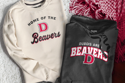 DUBOIS AREA SENIOR HIGH SCHOOL BEAVERS Sweatshirts (Option 3) Banner