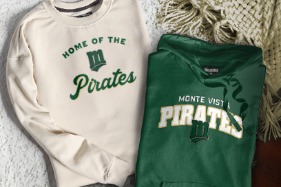 MONTE VISTA HIGH SCHOOL PIRATES Sweatshirts (Option 3) Banner