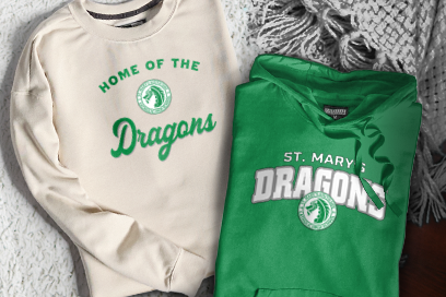 St. Mary's Dragons Sweatshirts (Option 3) Banner