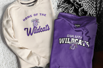 DULUTH HIGH SCHOOL WILDCATS Sweatshirts (Option 3) Banner