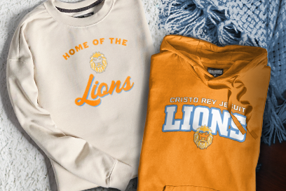CRISTO REY JESUIT SCHOOL LIONS Sweatshirts (Option 3) Banner