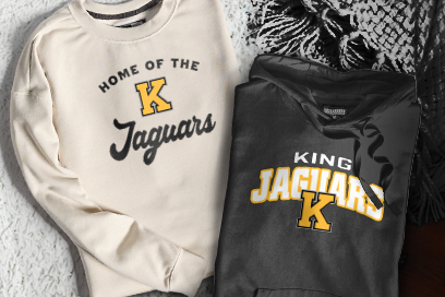 KING HIGH SCHOOL JAGUARS Sweatshirts (Option 3) Banner