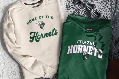 FRAZEE HIGH SCHOOL HORNETS Sweatshirts (Option 3) Banner