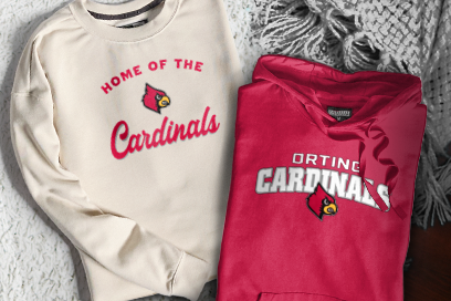 ORTING HIGH SCHOOL CARDINALS Sweatshirts (Option 3) Banner