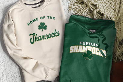 Bishop Feehan Shamrocks Sweatshirts (Option 3) Banner