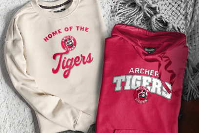 ARCHER HIGH SCHOOL TIGERS Sweatshirts (Option 3) Banner