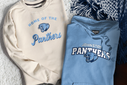 JOHNSTON HIGH SCHOOL PANTHERS Sweatshirts (Option 3) Banner