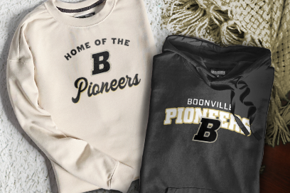 Boonville Pioneers Sweatshirts (Option 3) Banner