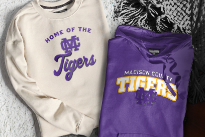 MADISON COUNTY HIGH SCHOOL TIGERS Sweatshirts (Option 3) Banner