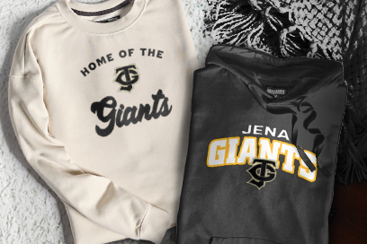 JENA HIGH SCHOOL GIANTS Sweatshirts (Option 3) Banner