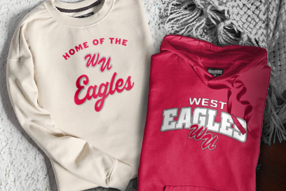 WEST UNION HIGH SCHOOL EAGLES Sweatshirts (Option 3) Banner