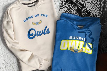 Burris Owls Sweatshirts (Option 3) Banner
