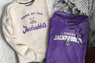 LONOKE HIGH SCHOOL JACKRABBITS Sweatshirts (Option 3) Banner