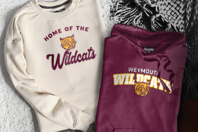 Weymouth Wildcats Sweatshirts (Option 3) Banner