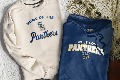 SWEET HOME HIGH SCHOOL PANTHERS Sweatshirts (Option 3) Banner