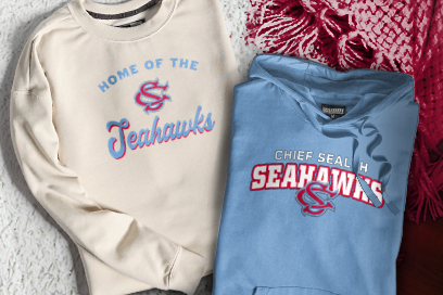 CHIEF SEALTH HIGH SCHOOL SEAHAWKS Sweatshirts (Option 3) Banner