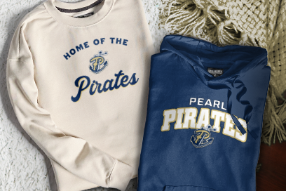 PEARL HIGH SCHOOL PIRATES Sweatshirts (Option 3) Banner