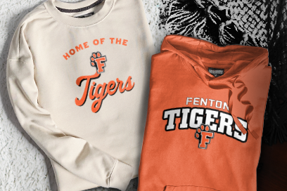 FENTON HIGH SCHOOL TIGERS Sweatshirts (Option 3) Banner