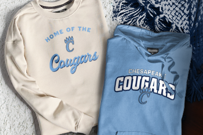 Chesapeake Cougars Sweatshirts (Option 3) Banner