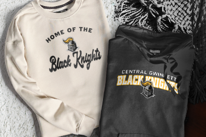 CENTRAL GWINNETT HIGH SCHOOL BLACK KNIGHTS Sweatshirts (Option 3) Banner