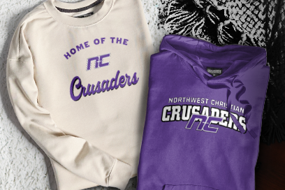 NORTHWEST CHRISTIAN HIGH SCHOOL CRUSADERS Sweatshirts (Option 3) Banner