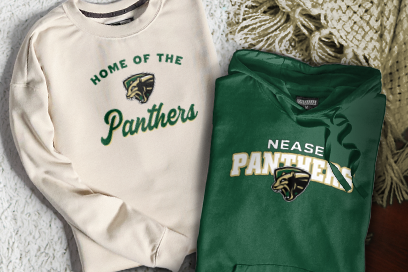 NEASE HIGH SCHOOL PANTHERS Sweatshirts (Option 3) Banner