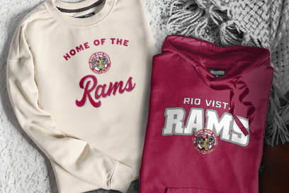RIO VISTA HIGH SCHOOL RAMS Sweatshirts (Option 3) Banner