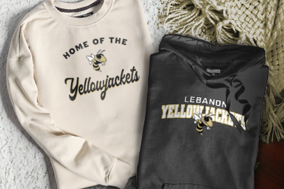 LEBANON HIGH SCHOOL YELLOWJACKETS Sweatshirts (Option 3) Banner