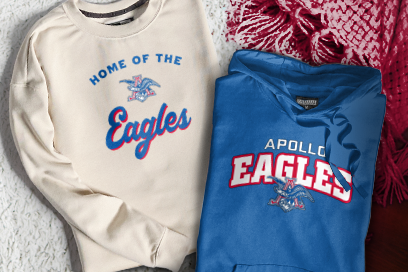 APOLLO HIGH SCHOOL EAGLES Sweatshirts (Option 3) Banner