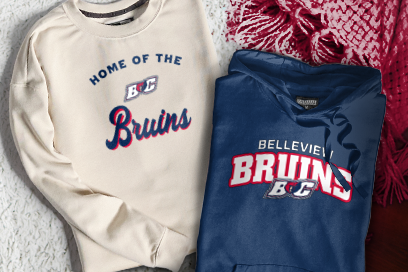 BELLEVIEW CHRISTIAN SCHOOL BRUINS Sweatshirts (Option 3) Banner