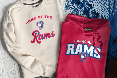 PARAGOULD HIGH SCHOOL RAMS Sweatshirts (Option 3) Banner