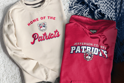 Jefferson County Patriots Sweatshirts (Option 3) Banner