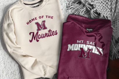Mt. San Antonio College The Official Store of the Mounties Sweatshirts (Option 3) Banner