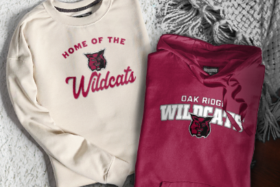 Oak Ridge Wildcats Sweatshirts (Option 3) Banner
