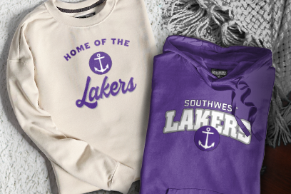 Southwest Lakers Sweatshirts (Option 3) Banner