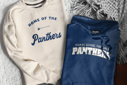 Hawaii School for Girls at La Pietra Panthers Sweatshirts (Option 3) Banner