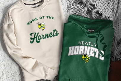 Heatly  Hornets Sweatshirts (Option 3) Banner
