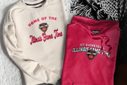 Illinois Game Time  Basketball Sweatshirts (Option 3) Banner