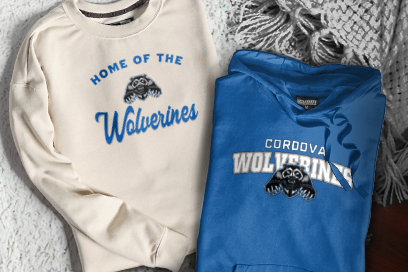 CORDOVA  WOLVERINES Sweatshirts (Option 3) Banner