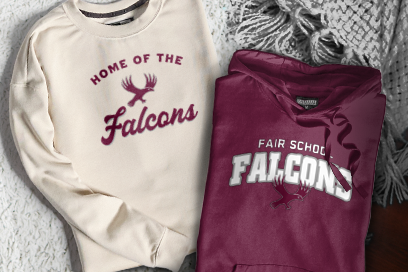 Fair School for Arts Falcons Sweatshirts (Option 3) Banner