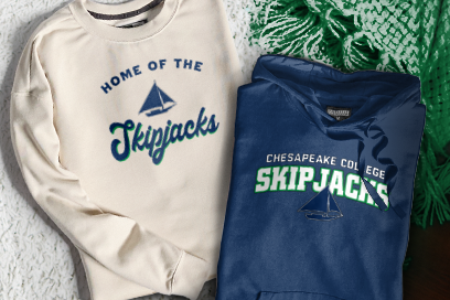 Chesapeake College Skipjacks Sweatshirts (Option 3) Banner