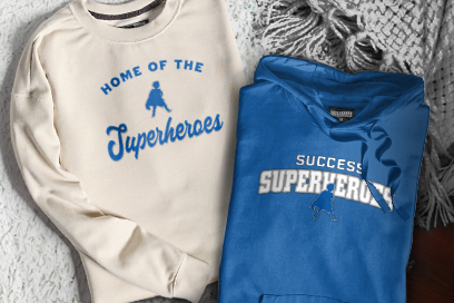 Success Academy Superheroes official sideline store Sweatshirts (Option 3) Banner