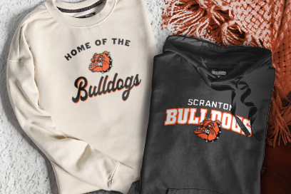 Scranton  Bulldogs Sweatshirts (Option 3) Banner