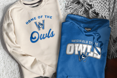 Westfield State University Online Store Sweatshirts (Option 3) Banner