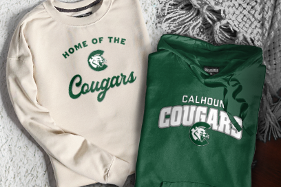 The Calhoun School Cougars Online Store Sweatshirts (Option 3) Banner