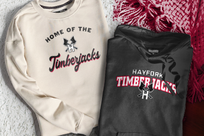 Hayfork  Timberjacks Sweatshirts (Option 3) Banner