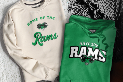 Hayfork Rams Sideline Store Sweatshirts (Option 3) Banner