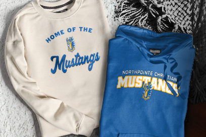 NorthPointe Christian Mustangs Sweatshirts (Option 3) Banner