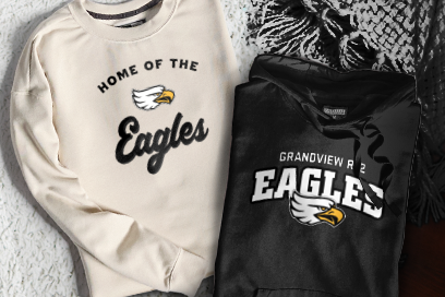 Grandview R-2  Eagles Sweatshirts (Option 3) Banner